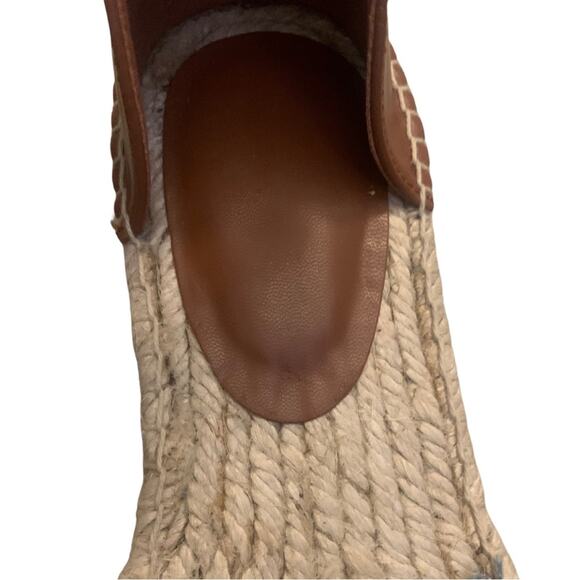 NWOT Denim Espadrilles Size 10 blue jean - Picture 6 of 8